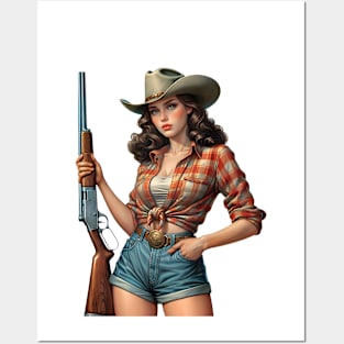 Cowgirl Posters and Art